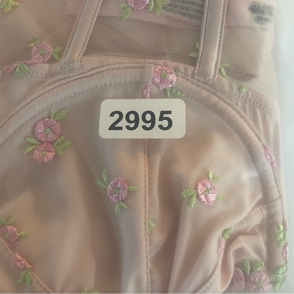New! Victoria's Secret Rosebud Strapless Plunge-Back Corset Top 22995 - Picture 8 of 8